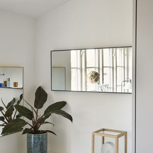 wall-mounted mirror