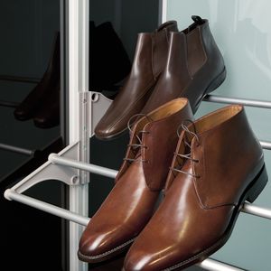 contemporary shoe rack