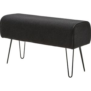 contemporary bench / fabric / upholstered