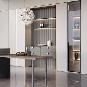 contemporary storage cabinet for kitchen