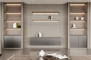 wall-mounted bookcase