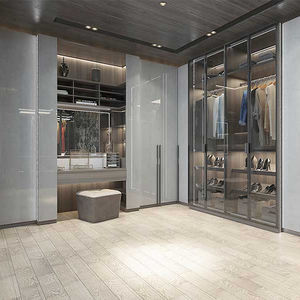 corner walk-in wardrobe