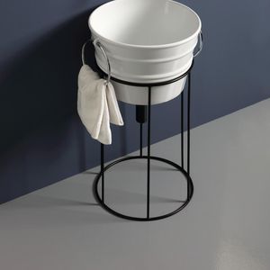 metal washbasin stand