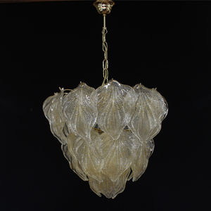 vintage chandelier / blown glass / Murano glass / incandescent