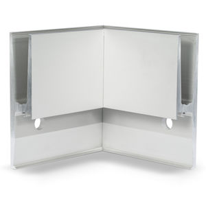 anodized aluminum profile / corner / for railing / precast