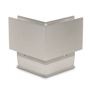 anodized aluminum profile / corner / for railing / precast