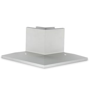 anodized aluminum profile / corner / for railing / precast