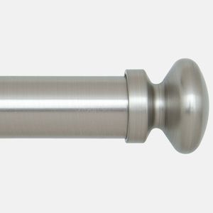 steel curtain rod