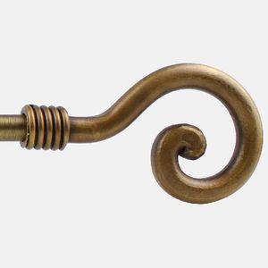 wrought iron curtain rod