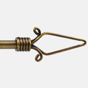 wrought iron curtain rod