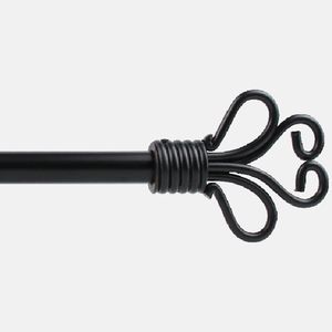wrought iron curtain rod