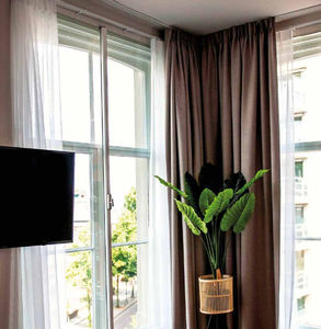ceiling mounted curtain track 1