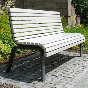 traditional public bench