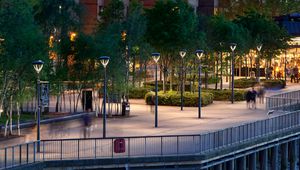 urban lamp post