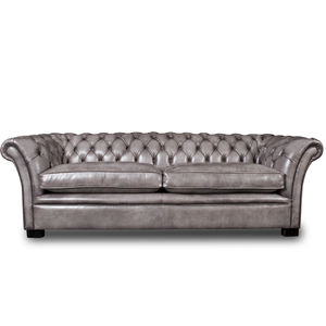 Chesterfield sofa / leather / contract / for hotel