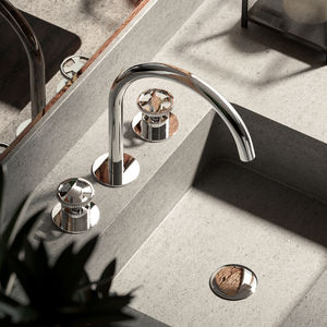 double-handle washbasin mixer tap