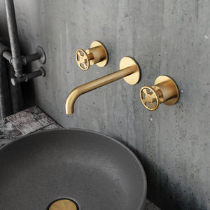 double-handle washbasin mixer tap