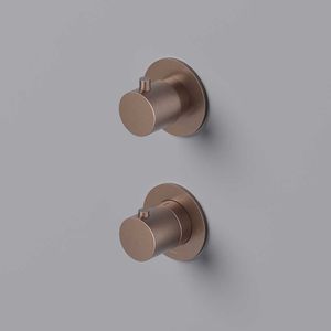 double-handle shower mixer tap