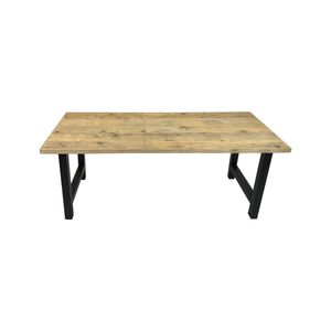 traditional table / pine / rectangular