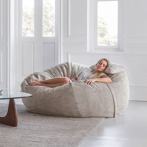 Contemporary bean bag LARGE https www.vetsak fabric child s gray