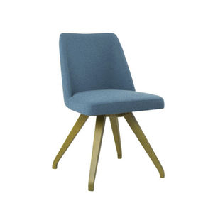 contemporary chair / upholstered / FSC-certified / GreenGuard® certification