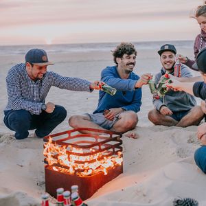 wood-burning fire pit
