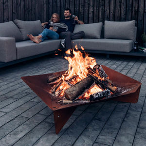 wood-burning fire pit