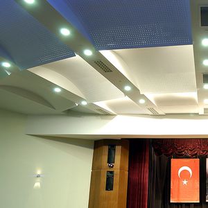 gypsum suspended ceiling / panel / decorative