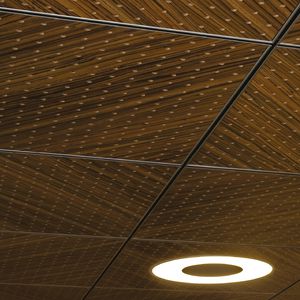wooden suspended ceiling / tile / acoustic