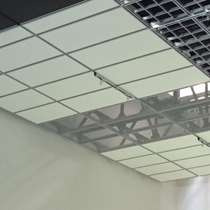 Metal suspended ceiling - MESH - Tacer Ltd. - panel / decorative