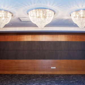 wooden suspended ceiling