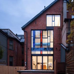 plain architectural glass / for facade / colored / translucent