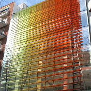 glass solar shading