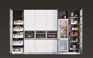 contemporary storage cabinet for kitchen