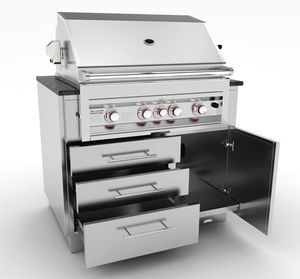 garden cooktop cabinet