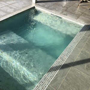 built-in hot tub