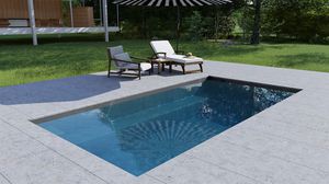 built-in hot tub