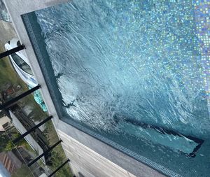 built-in swim spa