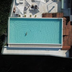 wall swimming pool