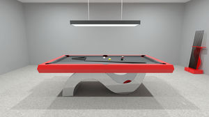 contemporary pool table
