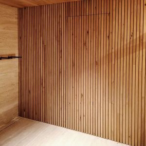 wooden wall cladding