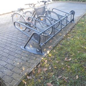 floor-mounted bike rack