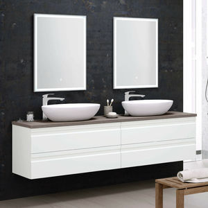 double washbasin cabinet