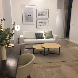 contemporary coffee table / beech / oak / melamine
