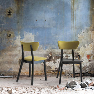 contemporary chair / upholstered / beech / plywood