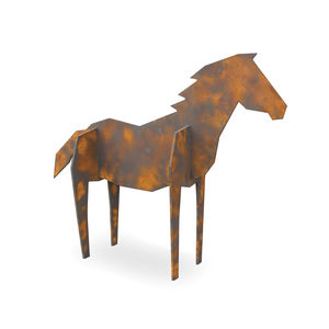 MDF sculpture / outdoor / contract