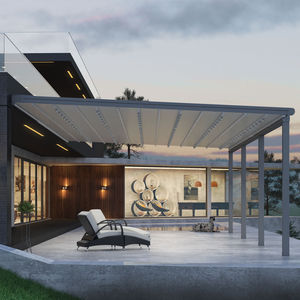 wall-mounted pergola