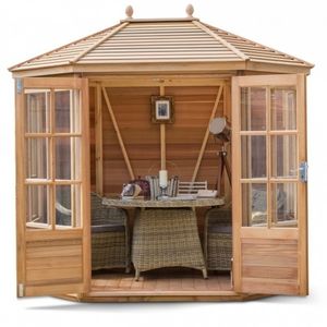 wooden garden shed