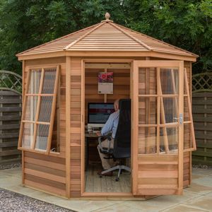 wooden garden shed