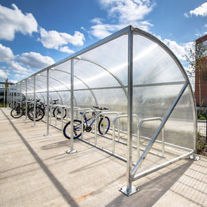 polycarbonate canopy cycle shelter